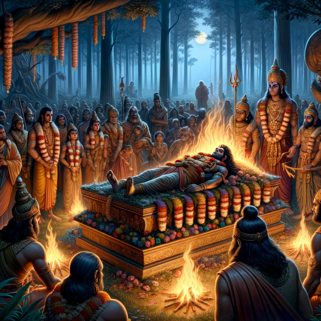 The Cremation of Vali